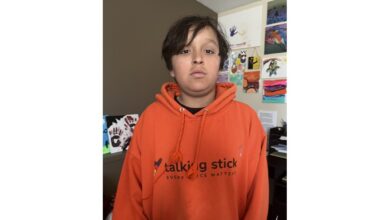Photo of missing person Tazen Paskemin, age 13, from Prince Albert, Saskatchewan.
